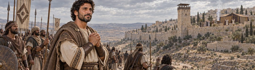 Illustratie bij: Hulp uit Sion voor David onder Gods beschermende Naam.