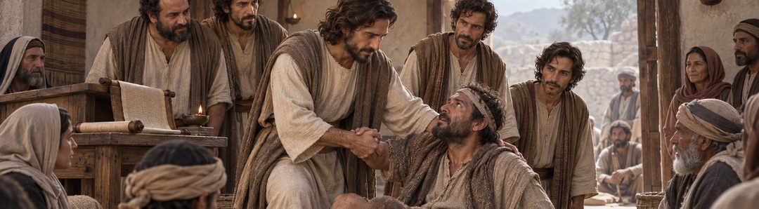 Illustratie bij: Jezus onderwijst en geneest de zieken in Galilea.