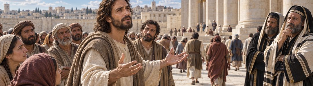 Illustratie bij: Jezus betreurt het onwillige Jeruzalem.