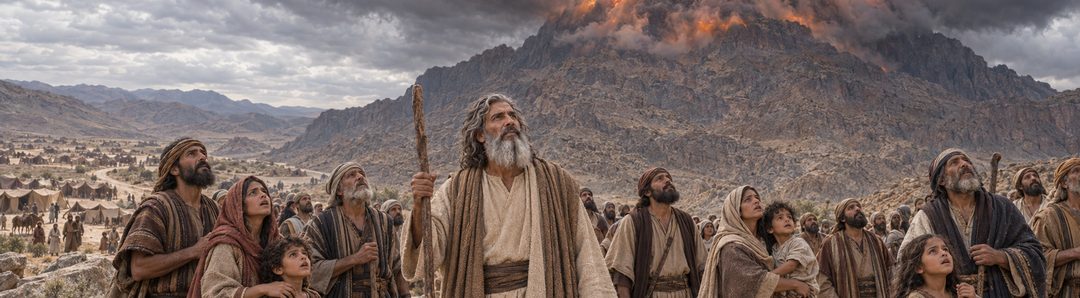 Illustratie bij: Israël hoort Gods stem en wordt uit Egypte geleid.