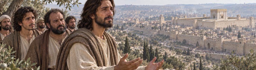 Illustratie bij: Jezus weent over Jeruzalem.