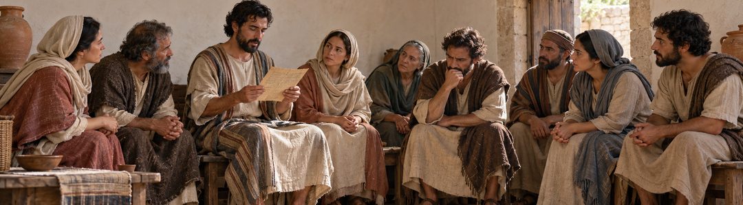 Illustratie bij: De Galaten horen de waarschuwing tegen een ander evangelie.