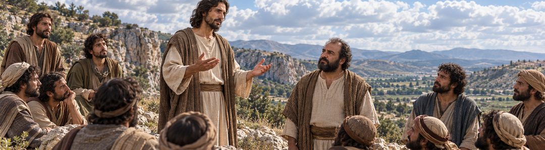 Illustratie bij: Jezus roept Zijn discipelen op zichzelf te verloochenen.