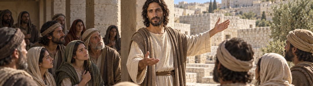 Illustratie bij: Jezus verkondigt dat wie Hem ziet de Vader ziet.