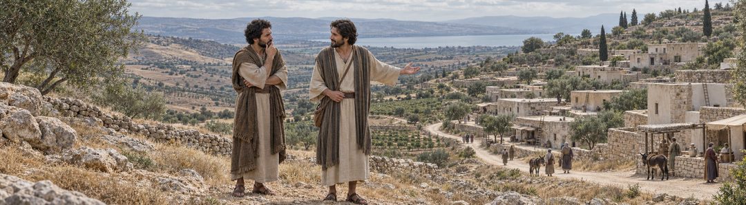 Illustratie bij: Nathanaëls twijfel over Nazareth.