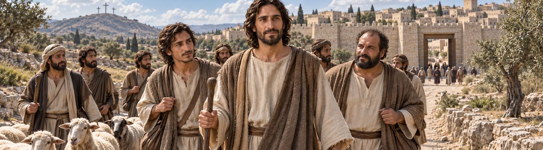Illustratie bij: De lijdende, herderlijke en komende Messias.