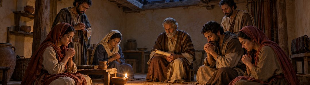 Illustratie bij: De gemeente bidt om de komst van Christus.