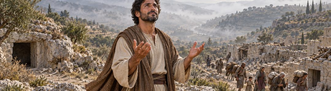 Illustratie bij: David vertrouwt op God te midden van Israëls ellende.