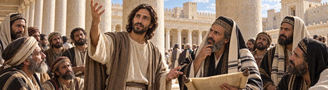 Illustratie bij: Jezus toont dat de Messias meer is dan Davids Zoon.