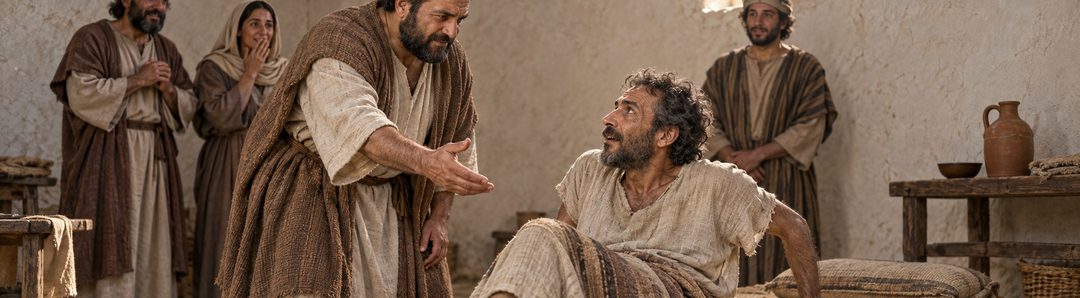 Illustratie bij: Jezus geneest verder door Petrus.