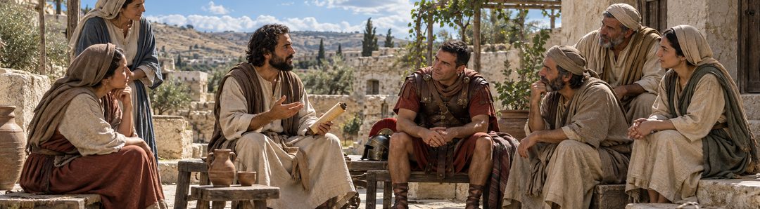 Illustratie bij: Het evangelie bereikt mensen in de Romeinse wereld.