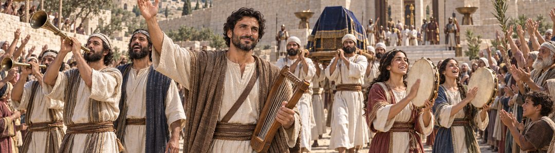 Illustratie bij: Heel Israël viert Gods overwinningsoptocht.