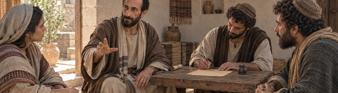 Illustratie bij: Paulus spreekt een vervloeking over een vals evangelie uit.