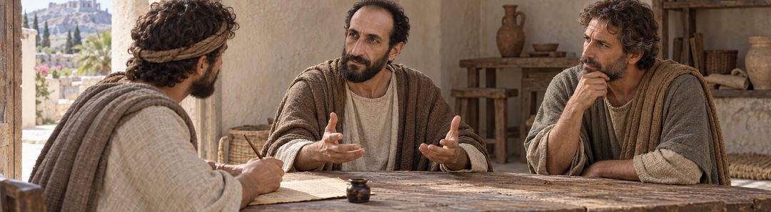 Illustratie bij: Paulus legt de vergelijking tussen Adam en Christus uit.
