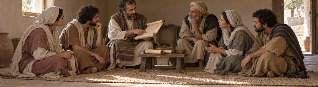 Illustratie bij: De boekrol getuigt van Christus.