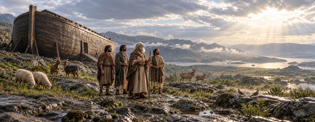 Illustratie bij: Gods verbond met Noach en alle levende wezens.