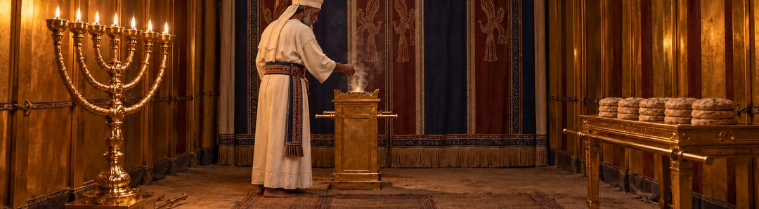 Illustratie bij: De priester dient in het Heilige.