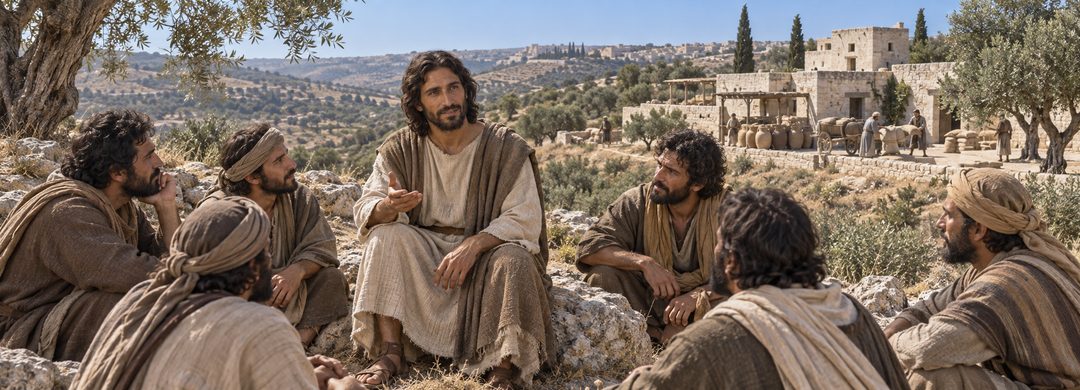 Illustratie bij: Jezus leidt zijn discipelen in bij de gelijkenissen over geld.