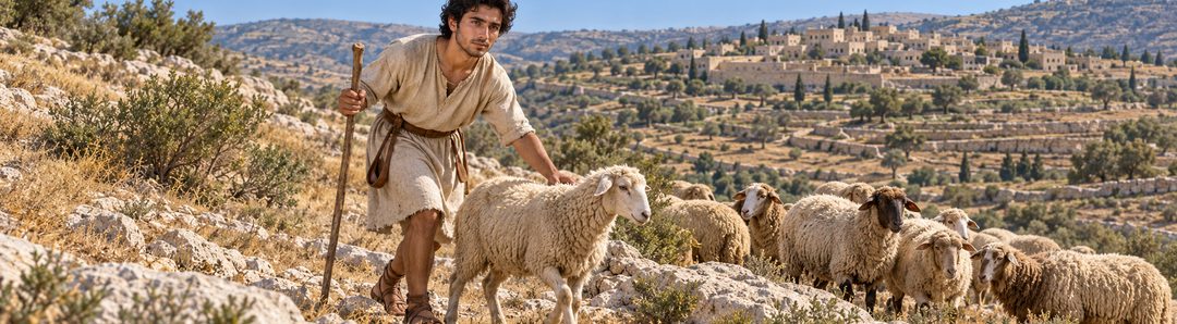 Illustratie bij: David als latere nakomeling van Ruth en Boaz.