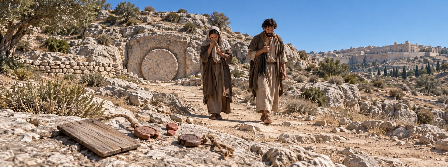 Illustratie bij: Christus’ dood beëindigt de rechtsaanspraak van de zonde.