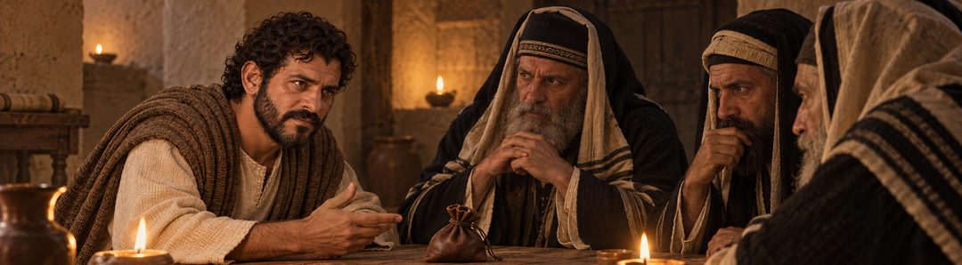 Illustratie bij: Het geheime moordplan en Judas’ verraad.