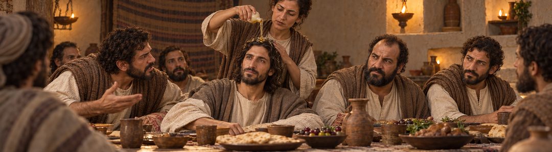 Illustratie bij: Maria’s toewijding tegenover Judas’ verontwaardiging.