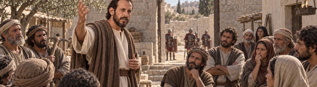 Illustratie bij: Judas de Galileeër roept op tot belastingverzet.