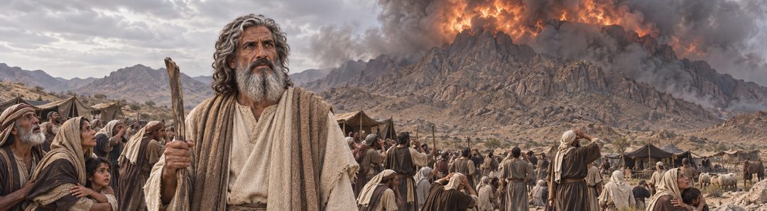 Illustratie bij: God spreekt zonder zichtbare gestalte bij Horeb.