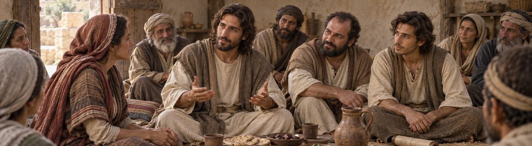 Illustratie bij: Jezus verblijft twee dagen bij de Samaritanen.