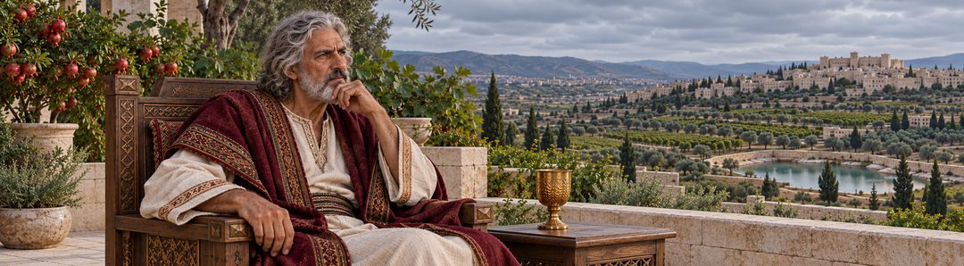 Illustratie bij: Salomo overdenkt de leegte van zijn rijkdom.