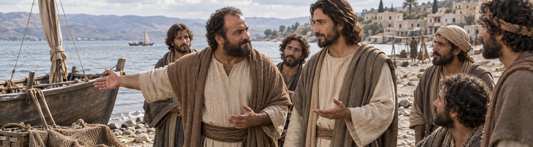 Illustratie bij: Petrus zegt dat de discipelen alles hebben verlaten.