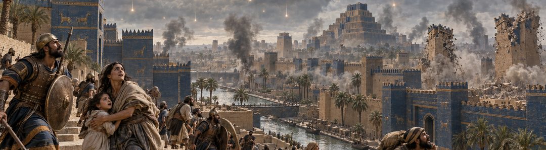 Illustratie bij: Apocalyptische beeldspraak voor de val van een rijk.