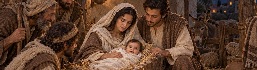 Illustratie bij: De pasgeboren Zaligmaker, Messias en Heere.