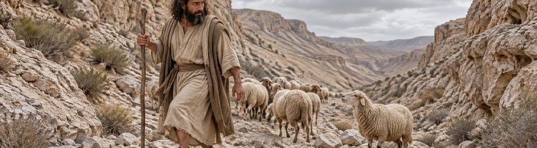 Illustratie bij: Mozes wordt als herder voorbereid om Israël te leiden.