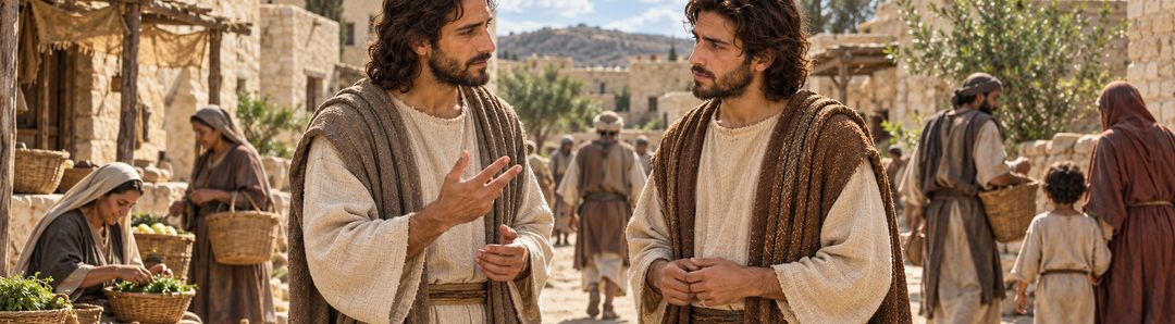 Illustratie bij: Jezus herinnert de leider aan Gods geboden.