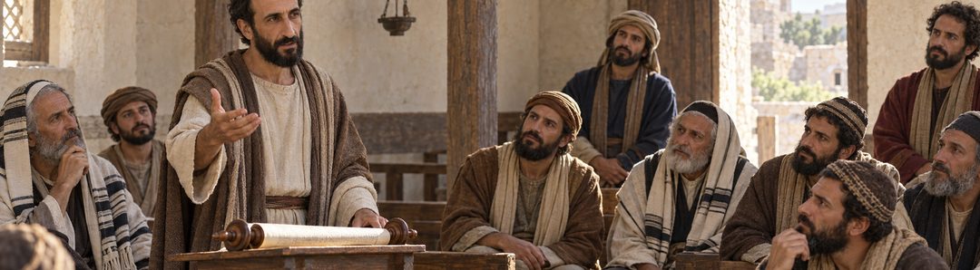 Illustratie bij: Paulus verkondigt rechtvaardiging door Christus.