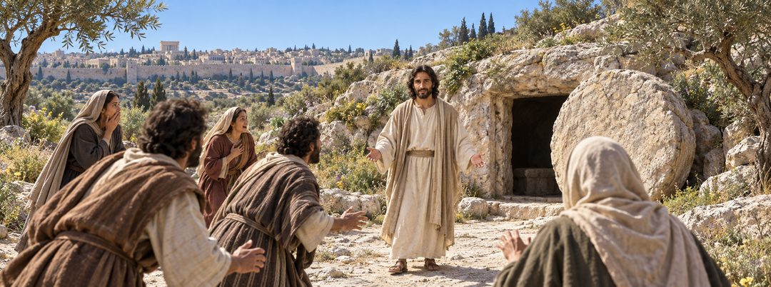 Illustratie bij: De opgestane Jezus als hart van het evangelie.