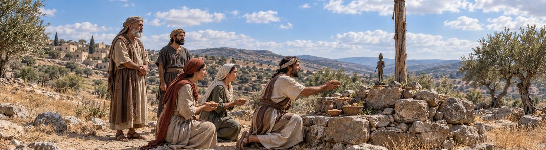 Illustratie bij: Israël dient vreemde goden.