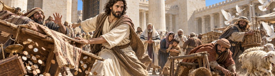 Illustratie bij: Genade en toorn in Jezus' optreden.