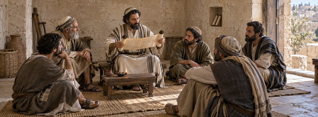 Illustratie bij: Psalm 107 opent het vijfde psalmboek.