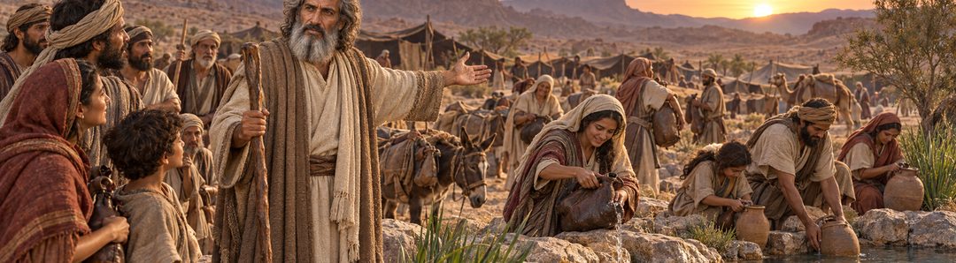 Illustratie bij: Israël leert in de woestijn vertrouwen op Gods voorziening.