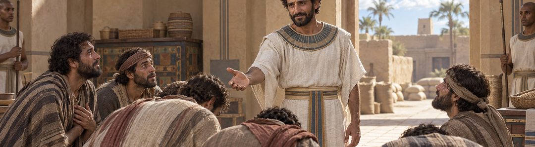 Illustratie bij: Jozef herkent Gods goede bedoeling in zijn beproeving.