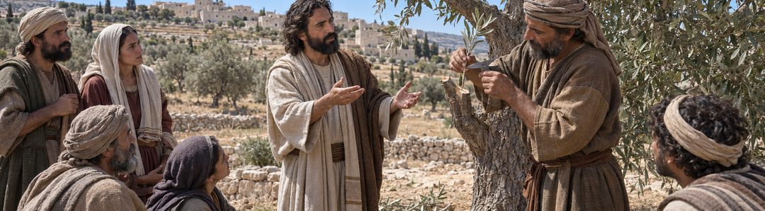 Illustratie bij: Paulus vergelijkt Israël met een geënte olijfboom.