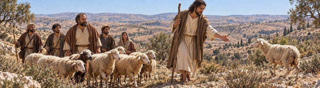 Illustratie bij: Door Jezus’ striemen keren dwalende mensen terug tot hun Herder.