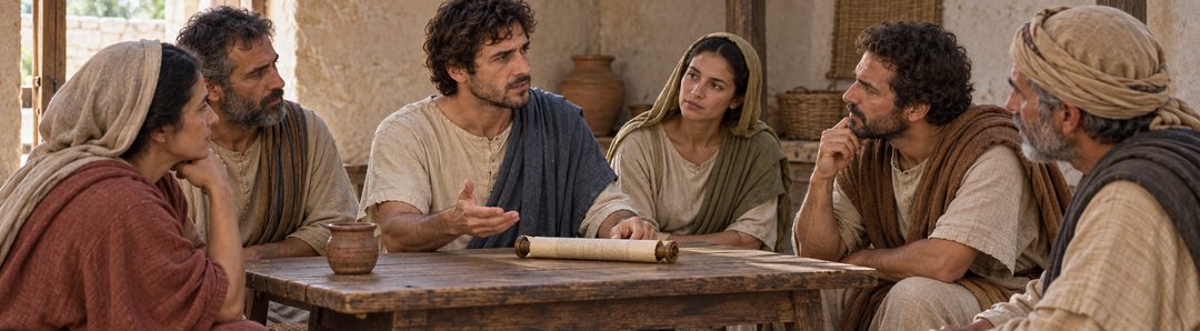 Illustratie bij: Titus onderwijst over Jezus Christus als God en Zaligmaker.