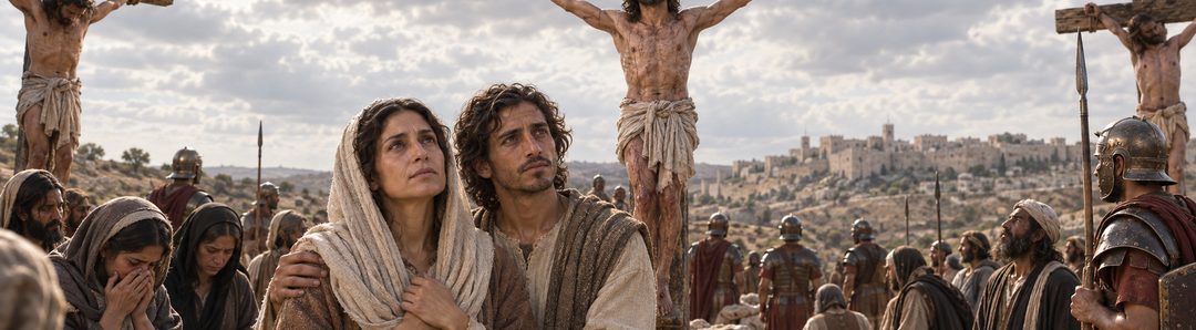 Illustratie bij: Christus geeft zijn leven voor de wereld.