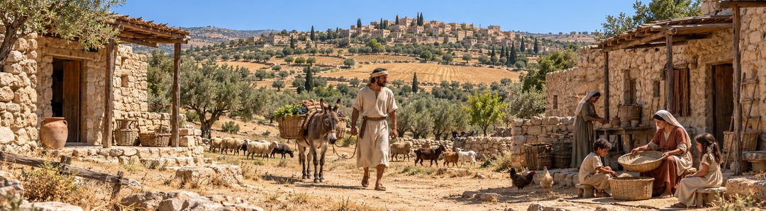 Illustratie bij: Israël woont in het ontvangen land.