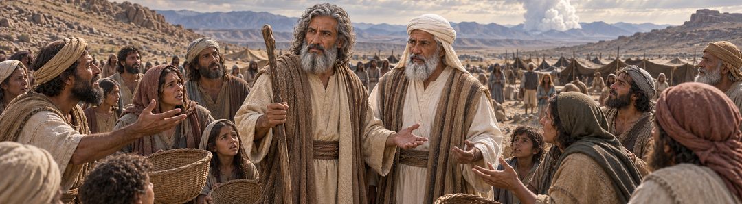 Illustratie bij: God zal Israël in de voedselarme woestijn werkelijk onderhouden.