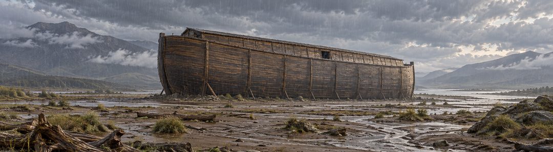 Illustratie bij: De ark als voorafbeelding van redding door water.