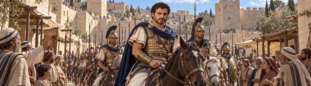 Illustratie bij: Antiochus III trekt het Sieraadland binnen.
